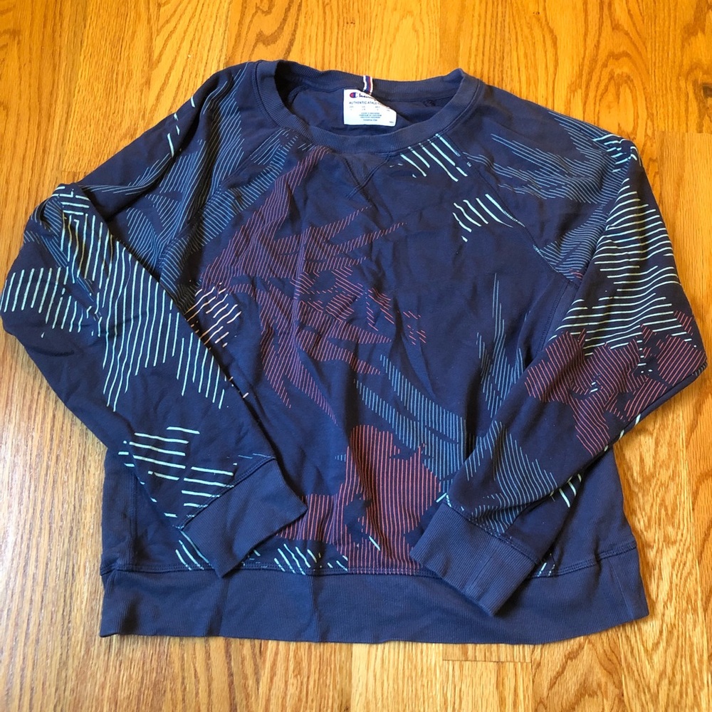 Champion blue sweatshirt size large